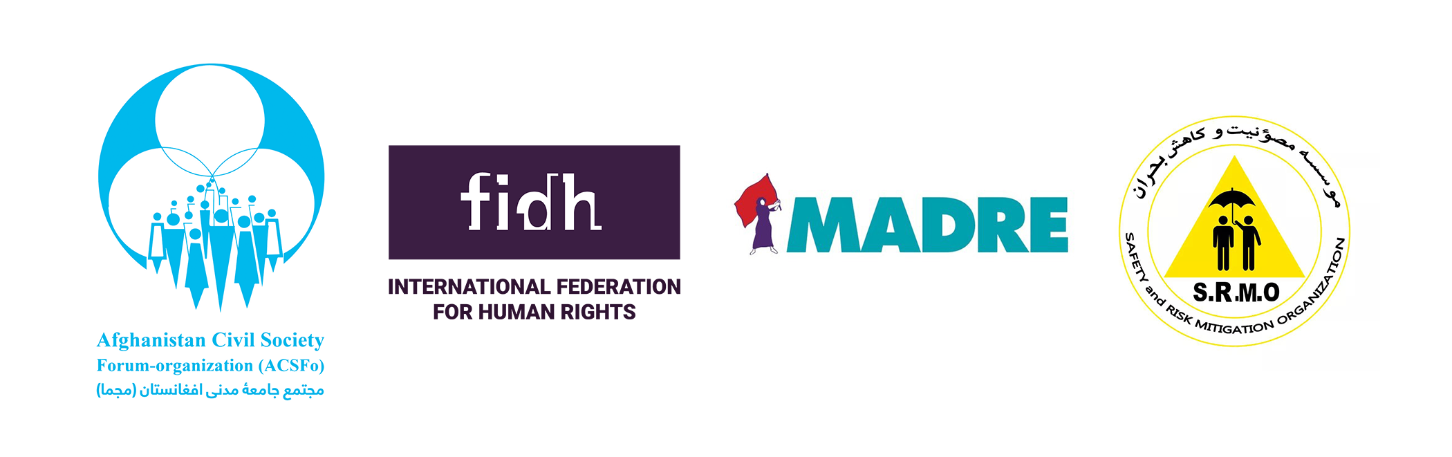 The other founders include: the Afghan Civil Society Forum (ACSF), the Safety and Risk Mitigation Organization (SRMO), MADRE, and the International Federation for Human Rights (FIDH). 